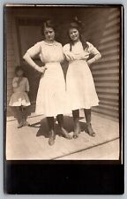 Postcard RPPC, Young Women Posing For A Photo On A Porch Unposted picture