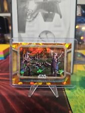 2024 Topps Chrome Star Wars Sapphire The Droid Army Deactivated Orange 19/25 picture