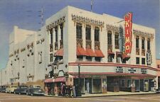 Kimo Theater KGGM CBS Albuquerque New Mexico 1953 Curt Teich Linen Postcard picture