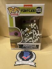 Funko Pop  TMNT: Donatello #1133- Signed by Barry  Gordon w/ COA Inscribed picture