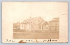 c1911 RPPC Small House Costing $1,800 Built by Sender ANTIQUE Postcard 1524 picture
