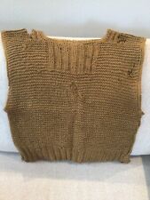 WWI US Army Issue Knitted Sweater Vest - Worn - 1918 - Rare picture