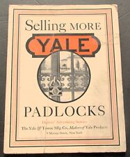 1913 YALE Padlock Dealer Advertising Catalog Book picture