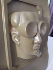 Vintage Steampunk Big Brain 3D Face Plastic Mold Horror picture