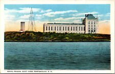 Vtg 1920s Naval Prison Jail US Navy Yard Portsmouth New Hampshire NH Postcard picture