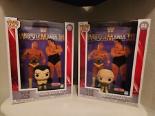Funko WWE Covers Wrestlemania 3, Hulk Hogan and Andre the Giant Set of 2 picture