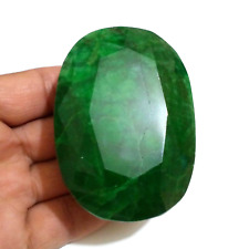Amazing Brazilian Emerald Huge Size Faceted Oval Shape 1280 Crt Loose Gemstone picture