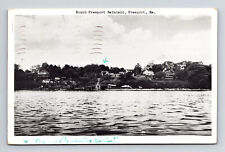View of South Freeport Mainland Freeport ME Postcard picture