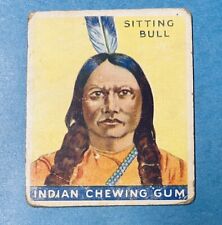 1933 Goudey Indian Gum #38 Sitting Bull Blue Panel Series Sioux Big Horn picture