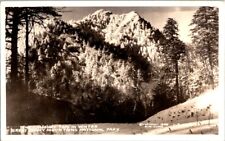 RPPC Postcard Chimney Tops Winter Smoky Mountains National Park 1939        E-83 picture