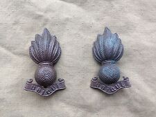 Original WW1/WW2 British Royal Artillery Officers Bronze Service Dress Collars picture