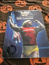RARE Official WWF 1985 Calendar Hulk Hogan Cover Vintage WWE AEW WCW Wrestling picture