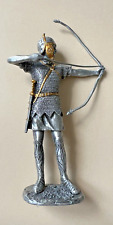 Vintage 2005 Veronese Medieval Pewter Archer Knight Figure Statue picture