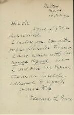 EDWARD L. PIERCE Autograph Letter Signed picture