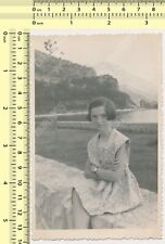 1961 Girl Crossed Arms Classy Fashionable Elegant Kid vintage photo old original picture