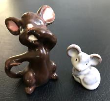 2 Hagen Renaker Miniature Vintage Mouse Figurines picture