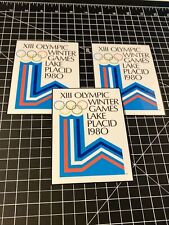 Lake Placid 1980 XIII Olympic Winter Games Decal Miracle Team USA   picture