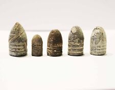 Set Rare antique old  dug Civil War Short Cleaner Bullet Relic Detecting find picture