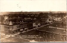 Real Photo Postcard View From The Courthouse in Grundy Center, Iowa picture