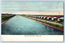 Venice California Postcard Canal Tent City Exterior View c1908 Vintage Antique picture