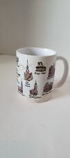 Vintage Boston History Coffee/Tea Cup/Mug Souvenir Historical Landmarks  picture