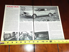 1978 VOLVO 262C ORIGINAL ARTICLE picture
