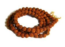 Rudraksha Mala 108+1 Beads Rosary Mala 7 mm Size Necklace 100 Pieces picture