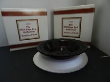 Vtg - Avon 1876 Cape Cod Ruby Red Collection Soup/Cereal Bowls (set of 3) picture