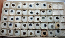 original box 43 vintage antique German human glass eyes prosthesis, 0501 picture