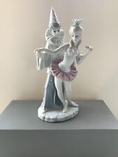 KPM Arnart Conte Porcelain Clown & Ballerina Figurine 1984 picture