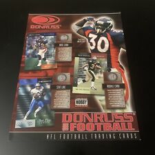 Rare 1999 Donruss NFL Football Dealer Promo Advertisement Terrell Davis picture