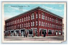 1934 Commercial Hotel Eau Claire Wisconsin WI Vintage Posted Postcard picture