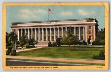 Postcard Tom Green County Court House - San Angelo Texas picture