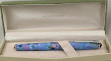 Levenger True Writer Water Lillies & Chrome Rollerball Pen - New In Box picture