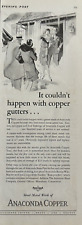 ANACONDA COPPER BRONZE BRASS WATERBURY CONN. SHEET METAL VINTAGE PRINT AD 1929 picture
