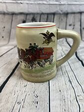 1980 Budweiser Holiday Stein Annual Christmas Series picture