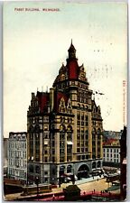 View of the Pabst Building, Milwaukee WI c1910 Vintage Postcard D11 picture