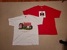 2 vintage International Harvester / Mccormick Farmall T-shirts (XL-2XL) NOS picture