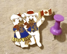 1988 Calgary Hidy and Howdy Olympic Mascot Souvenir Pin picture