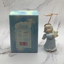 Vintage 1994 Enesco Heavenly Angel Figurine Featuring Shimmer Stone picture