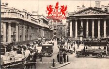 Postcard Rapheal Tuck London Bank & Royal Exchange Red Seal City Arms      A-348 picture
