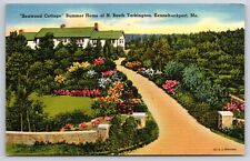 Seawood Cottage N Booth Tarkington Summer Home Kennebunkport ME 1959 Postcard picture