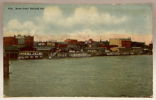 1911 Water Front, Portland OR Oregon Vintage Postcard picture