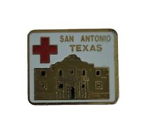 Vtg. 1987 American Red Cross ARC Pin San Antonio TEXAS Area Chapter - Alamo picture