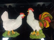 Vintage HOMCO Wall Decor Roosters Chickens 11 1/2