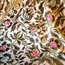 Vintage 60s Upholstery Fabric 52