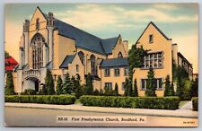 Vintage Postcard PA Bradford First Presbyterian Church -3557 picture