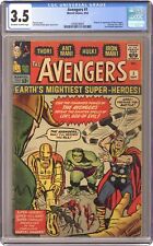 Avengers #1 CGC 3.5 1963 3703678003 1st app. the Avengers picture