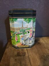 Vintage HERSHEY'S HUGS HOMETOWN SERIES CANISTER #10, Ice Cream Social, USA 1994 picture
