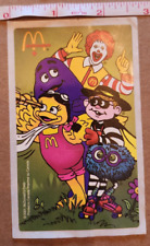 Vintage Stickers McDonald’s activity item 2001 picture